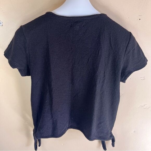 Madewell Modern‎ Side Tie Black Size Medium Classic Casual Womens - Picture 2 of 5